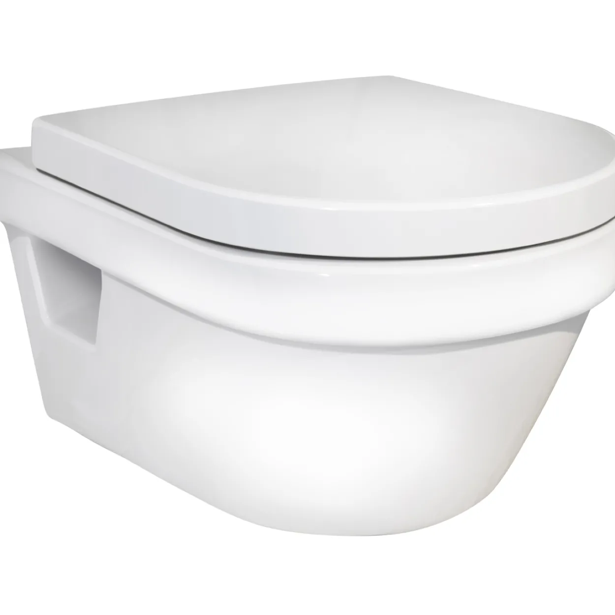 Gustavsberg veggskål 5g84 hygienic flush m/toalettsete sc/qr