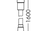 Hansgrohe isiflex dusjslange 160 cm m/mengderegulering krom