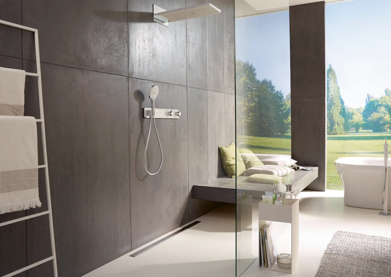 Hansgrohe rainmaker select 580 3jet dusjhode hvit/krom