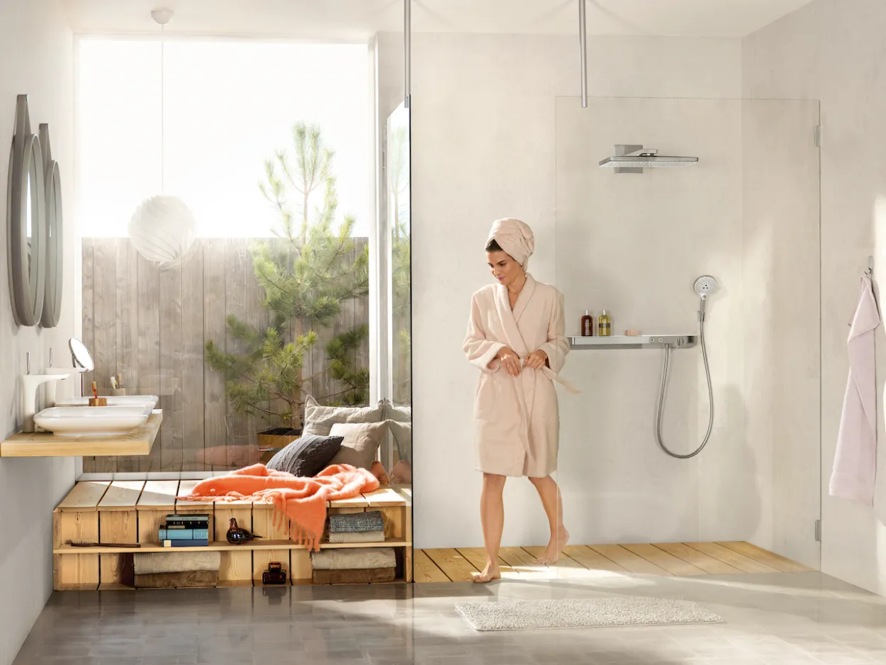 Hansgrohe rainmaker select 460 3jet dusjhode hvit/krom