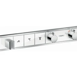 Hansgrohe rainselect dusjtermostat til innbygging 3 uttak hvit/krom