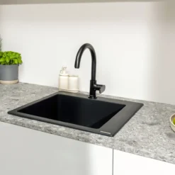Hansgrohe vernis blend m35 kjøkkenarmatur matt sort