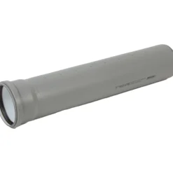 Ht pro avløpsrør m/muffe ø40 500 mm grå