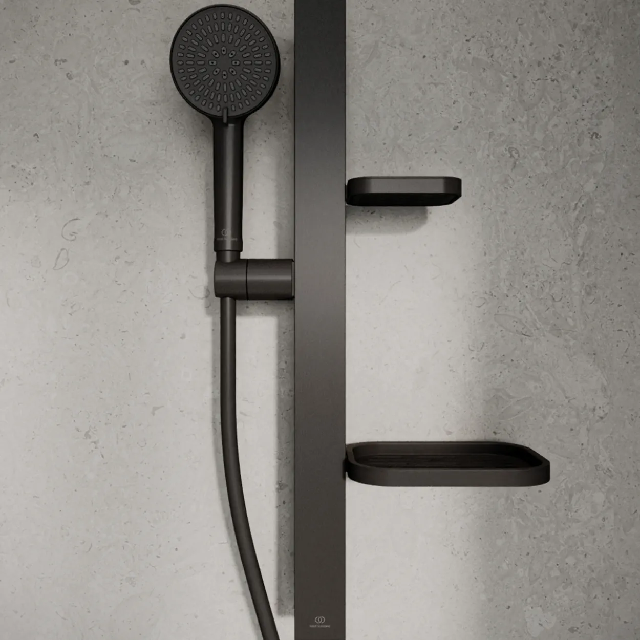 Ideal standard alu+ dusjsett sort