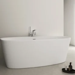 Ideal standard dea badekar 180x80 frittstående matt hvit