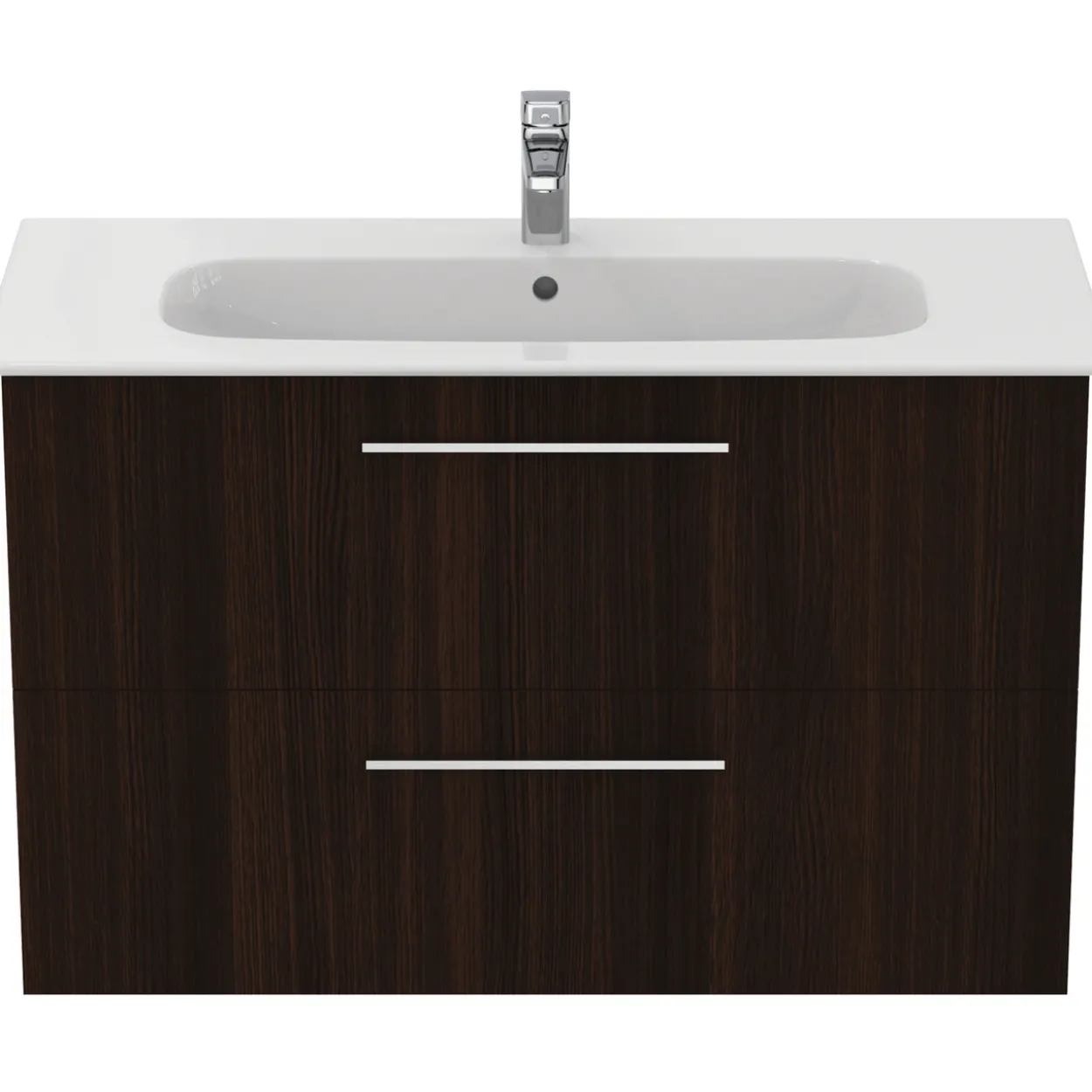 Ideal standard i.life a baderomsmøbel 1040x460 coffee oak m/krom håndtak