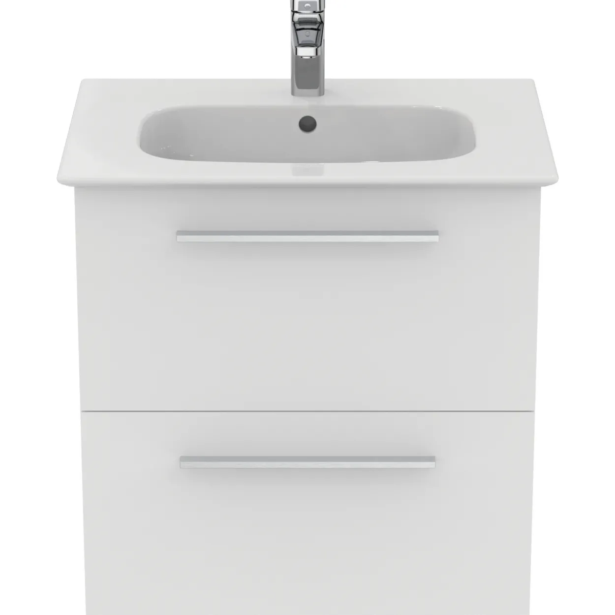 Ideal standard i.life a baderomsmøbel 640x460 matt hvit m/krom håndtak