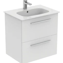 Ideal standard i.life a baderomsmøbel 640x460 matt hvit m/krom håndtak