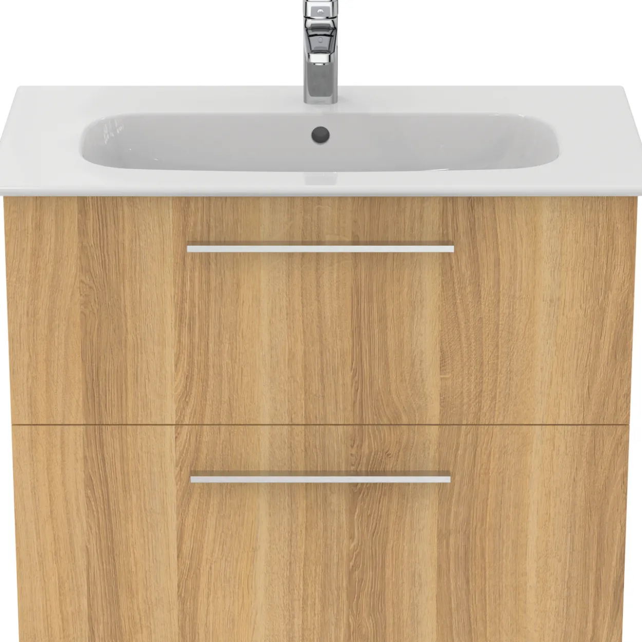 Ideal standard i.life a baderomsmøbel 840x460 natural oak m/krom håndtak