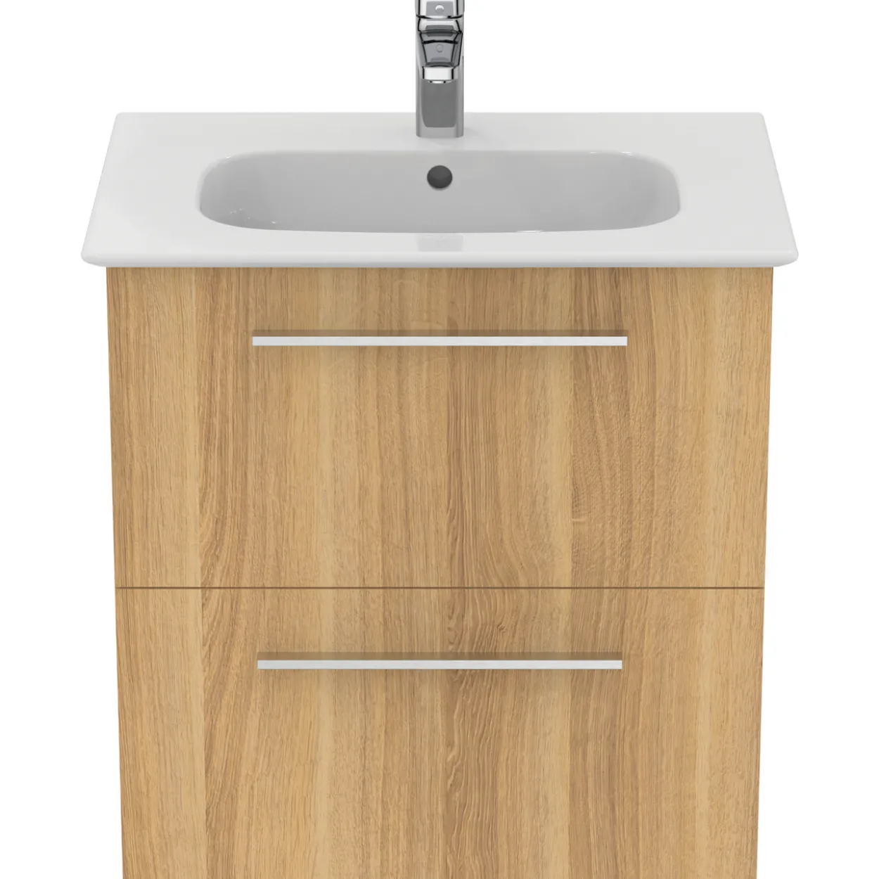 Ideal standard i.life a baderomsmøbel 640x460 natural oak m/krom håndtak