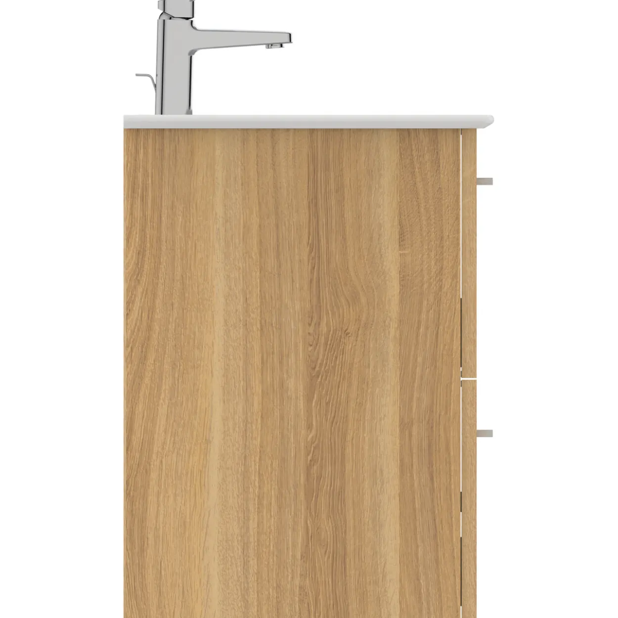 Ideal standard i.life a baderomsmøbel 640x460 natural oak m/krom håndtak