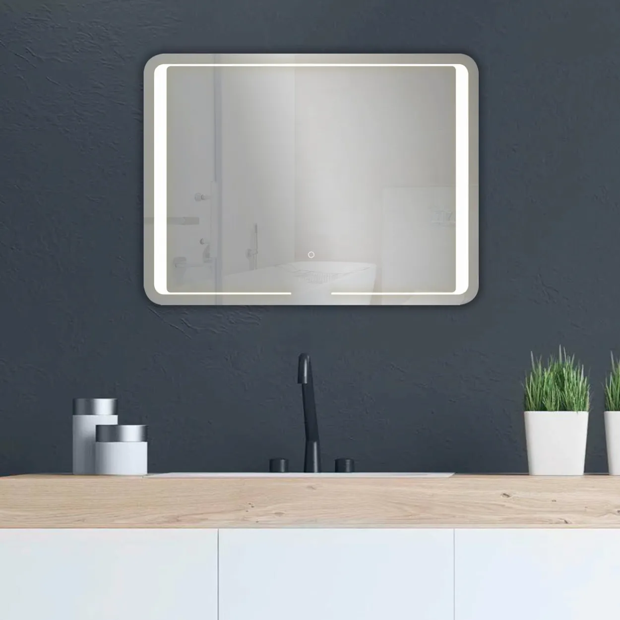 Jokey room light 1 lysspeil 80x60 cm