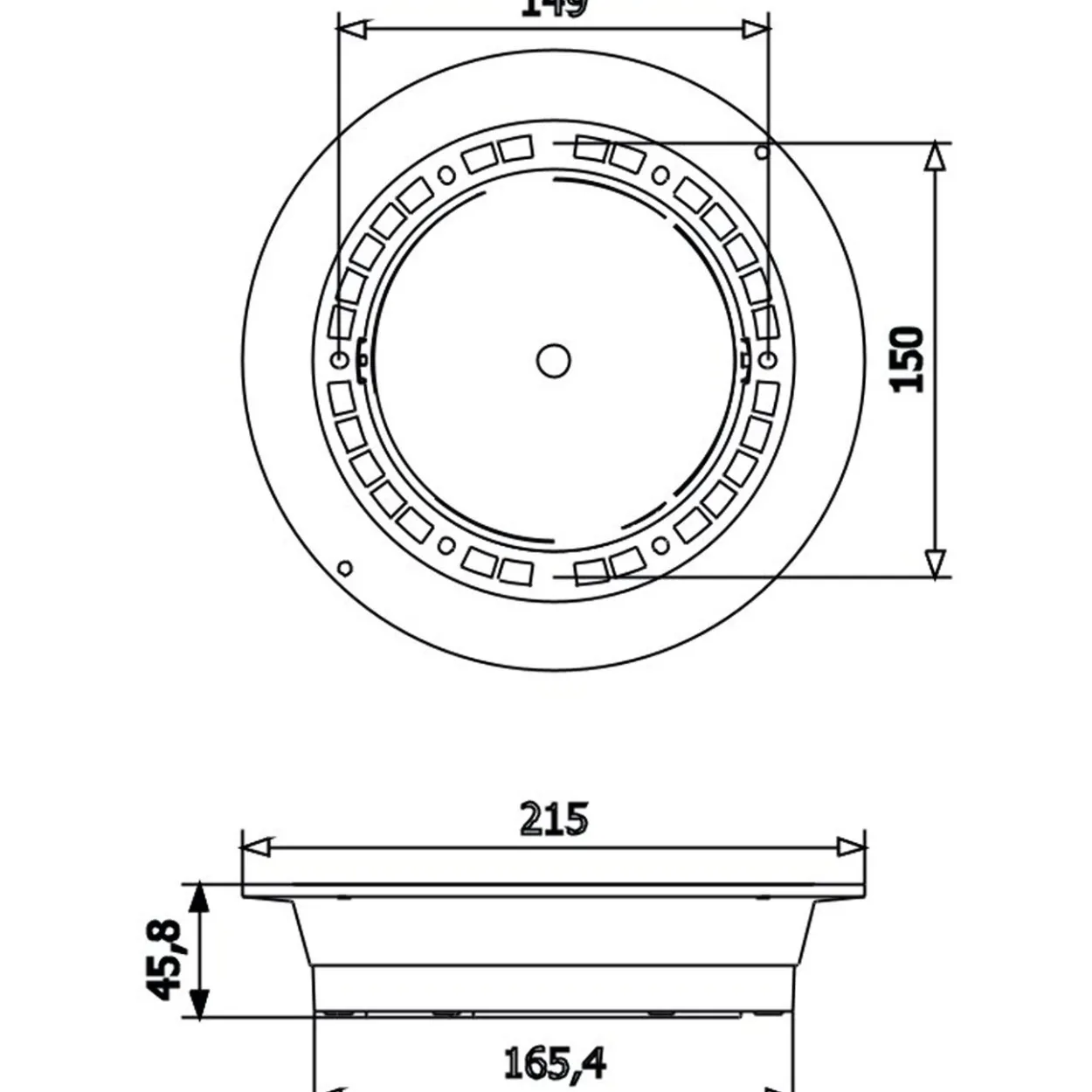 Joti fast forhøyning 25mm for plastklemring