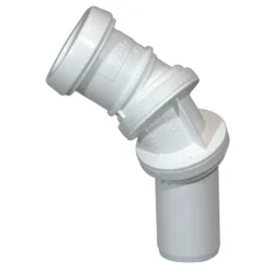 Jotiflex 32mm bend 0-90° enkelmuffe hvit