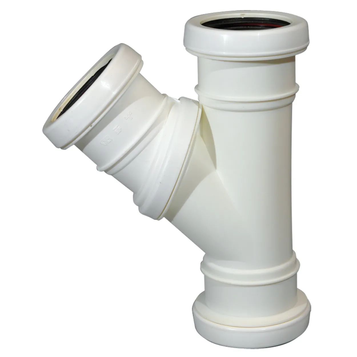 Jotiflex 50mm grenrør 45-90° allmuffe hvit