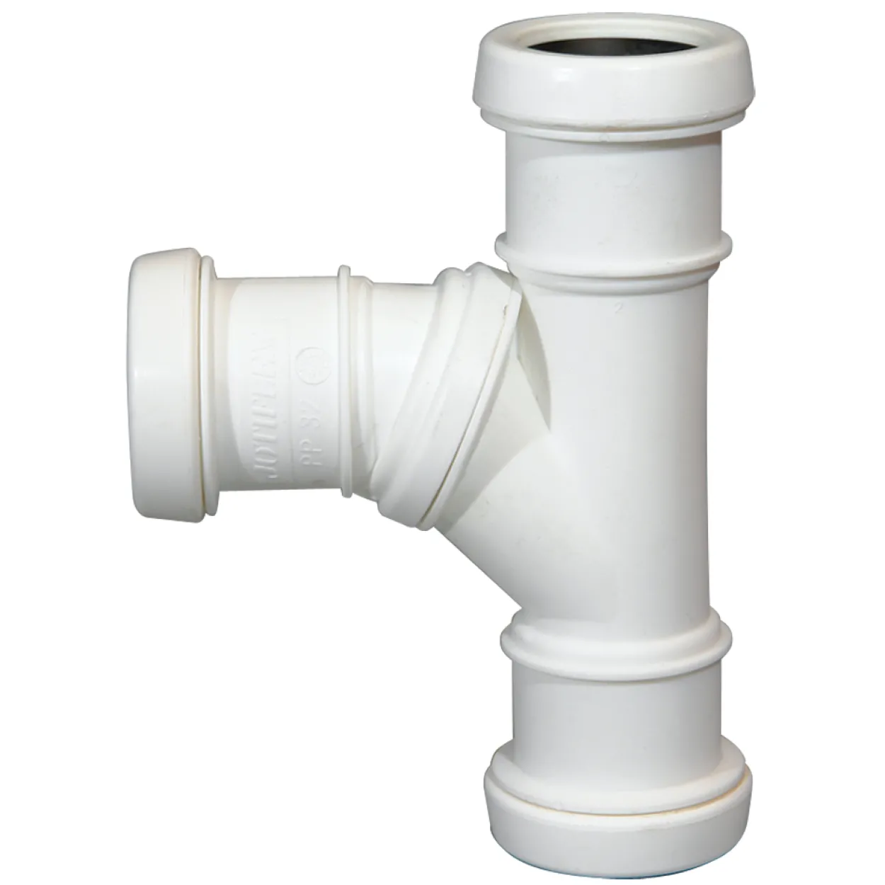 Jotiflex 40mm grenrør 45-90° 2 muffer hvit