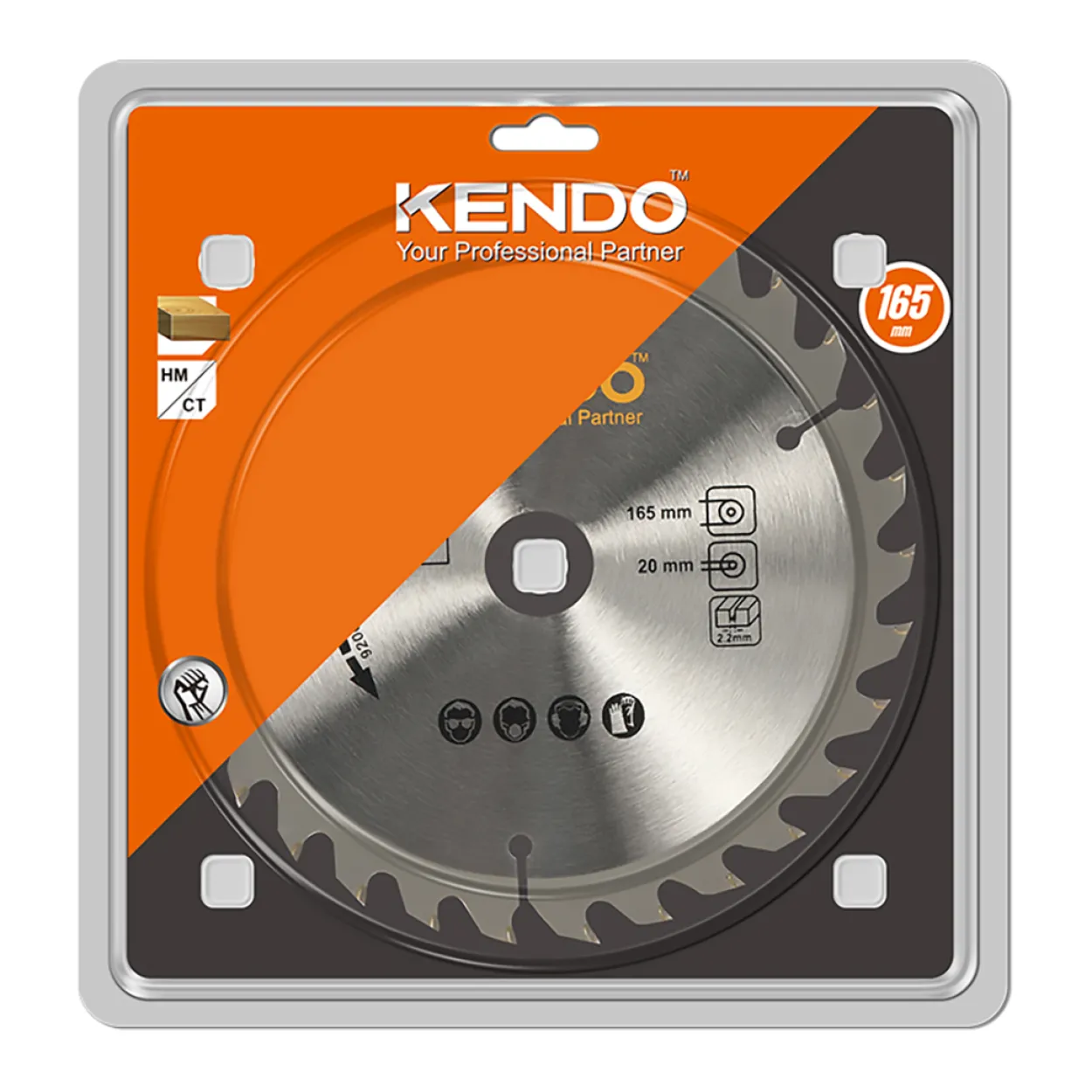 Kendo sirkelsagblad ø165x22,23/20/16 mm 30t tre