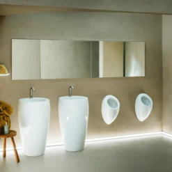 Laufen il bagno alessi urinal med vannlås & lokk 32,5x29 cm lcc hvit