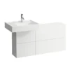 Laufen kartell servantskap 120 cm venstre hvit matt