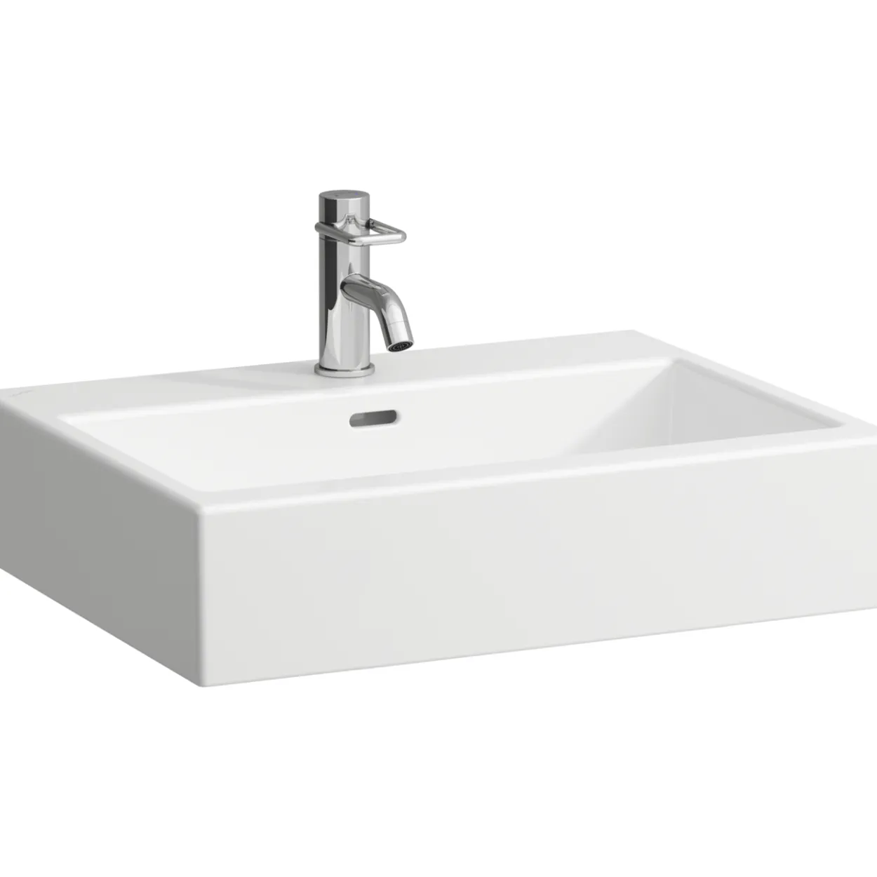 Laufen living city servant 60 cm m/overløp, hvit