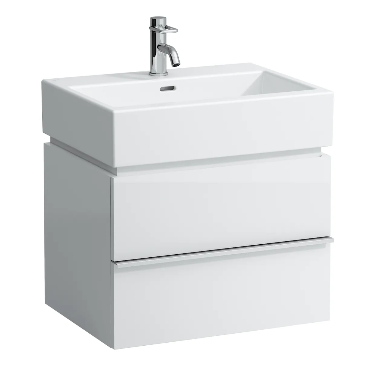 Laufen living city servant 60 cm m/overløp, hvit