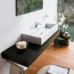 Laufen living city servant 100x46 cm u/armaturhull glatt underside hvit