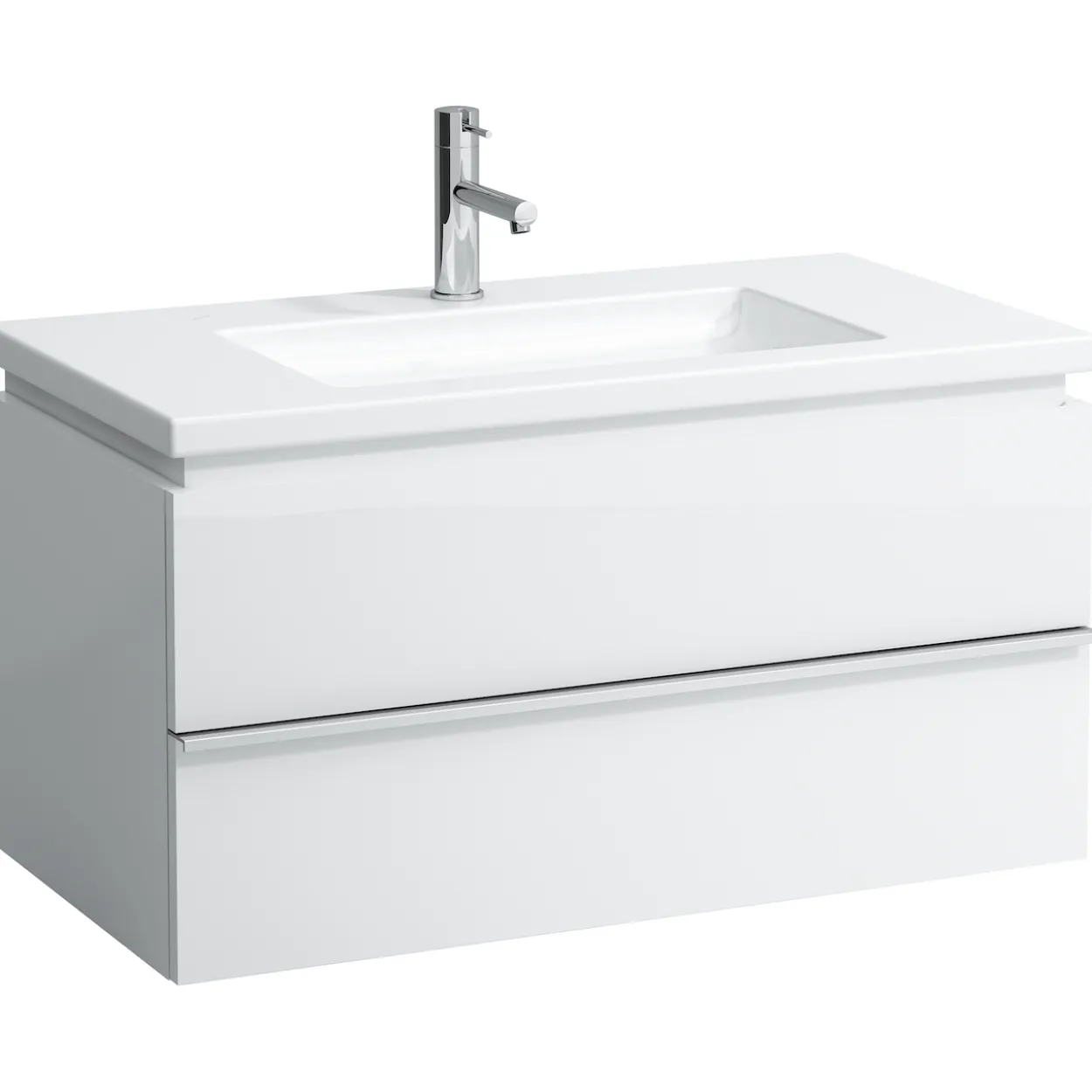 Laufen living square heldekkende servant 90 cm m/overløp, hvit