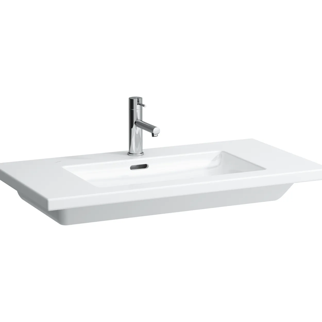 Laufen living square heldekkende servant 90 cm m/overløp, hvit