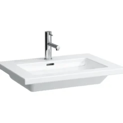 Laufen living square heldekkende servant 65 cm m/overløp, hvit