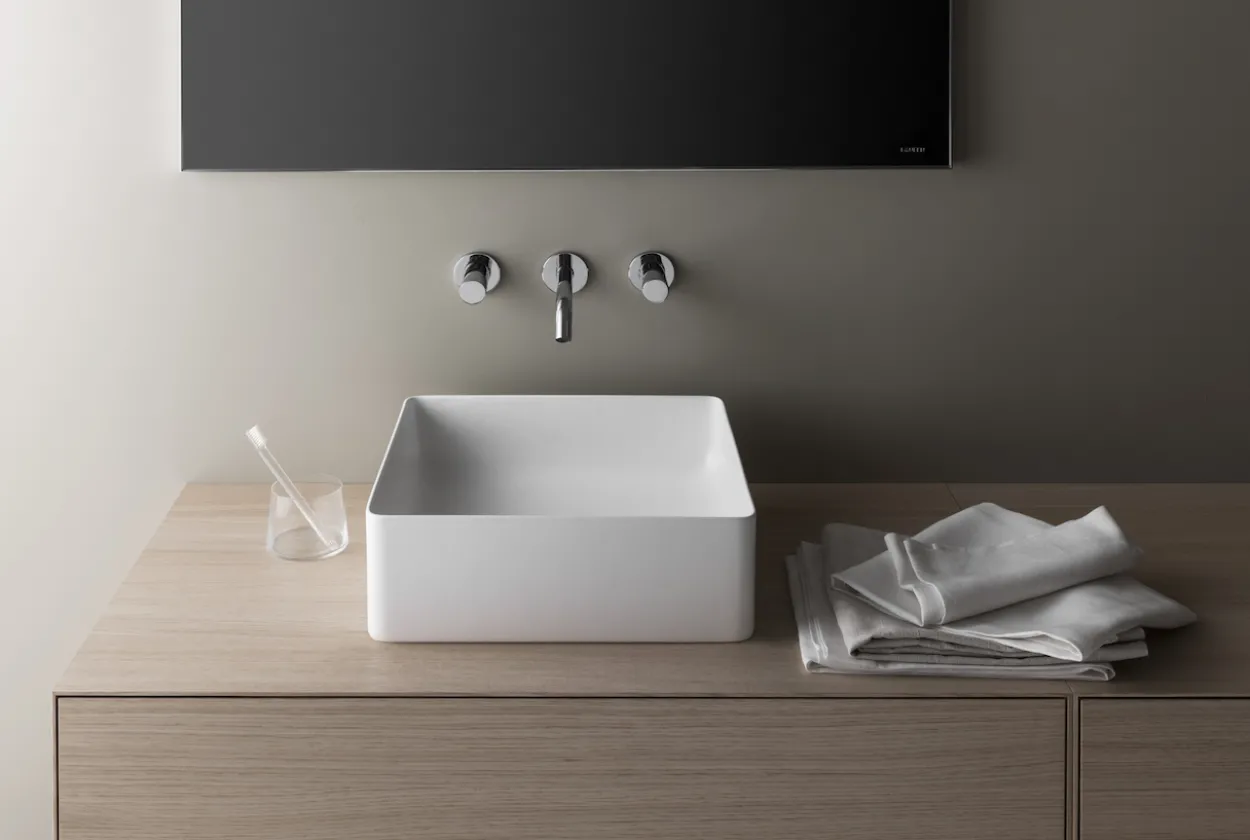Laufen living square saphirkeramik bolleservant 36x36 cm, hvit