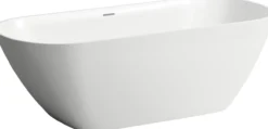 Laufen lua frittstående badekar 170x75 hvit