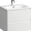 Laufen lua møbelsett 60 cm 2 skuffer matt hvit