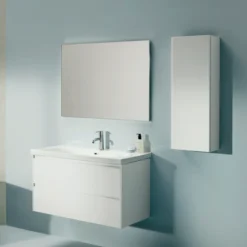 Laufen lua møbelsett 80 cm 2 skuffer matt hvit