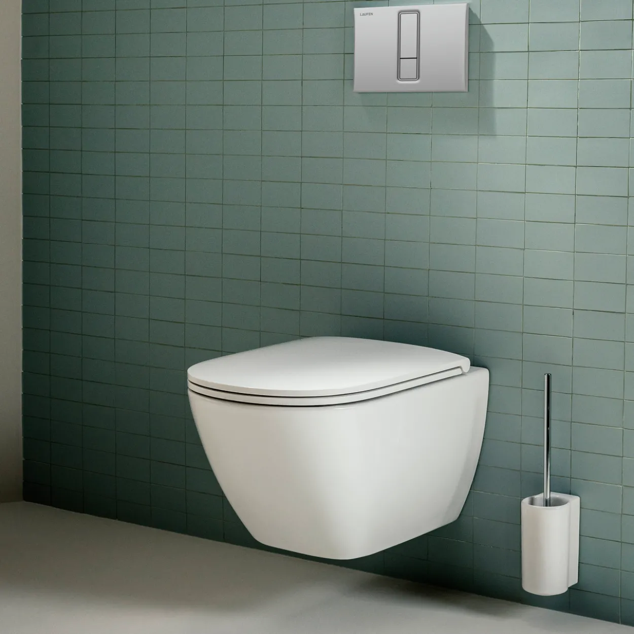 Laufen lua rimless veggskål m/toalettsete