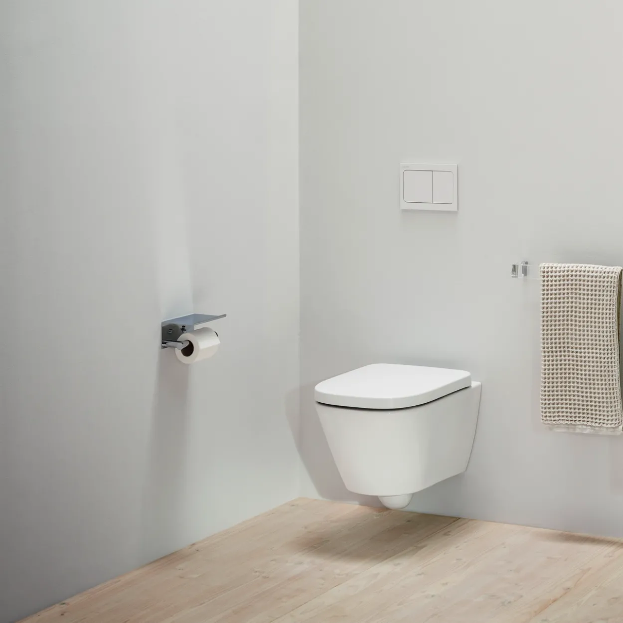 Laufen meda veggskål m/silent flush hvit