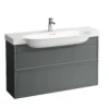Laufen new classic servantskap 120 cm 2 skuffer trafikkgrå