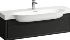 Laufen new classic servantskap 120 cm 1 skuff sort eik