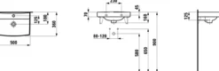 Laufen pro-n servant 50 hvit
