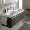 Laufen pro s servantskap 126 cm 1 skuff & 1 innvendig skuff wenge