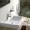 Laufen pro s servant 55x46,5 cm u/armaturhull & overløp glatt underside hvit