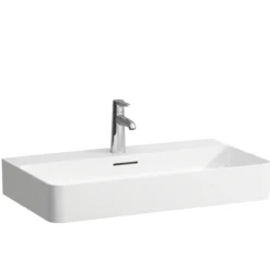 Laufen val saphirkeramik servant 75 cm, hvit