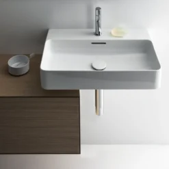 Laufen val saphirkeramik servant 75 cm, hvit