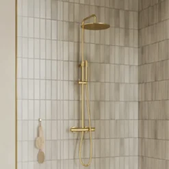 Lavabo argo komplet dusjsett massiv messing