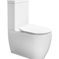 Lavabo glomp rimless gulvstående toalett hvit