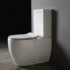 Lavabo glomp rimless gulvstående toalett matt hvit