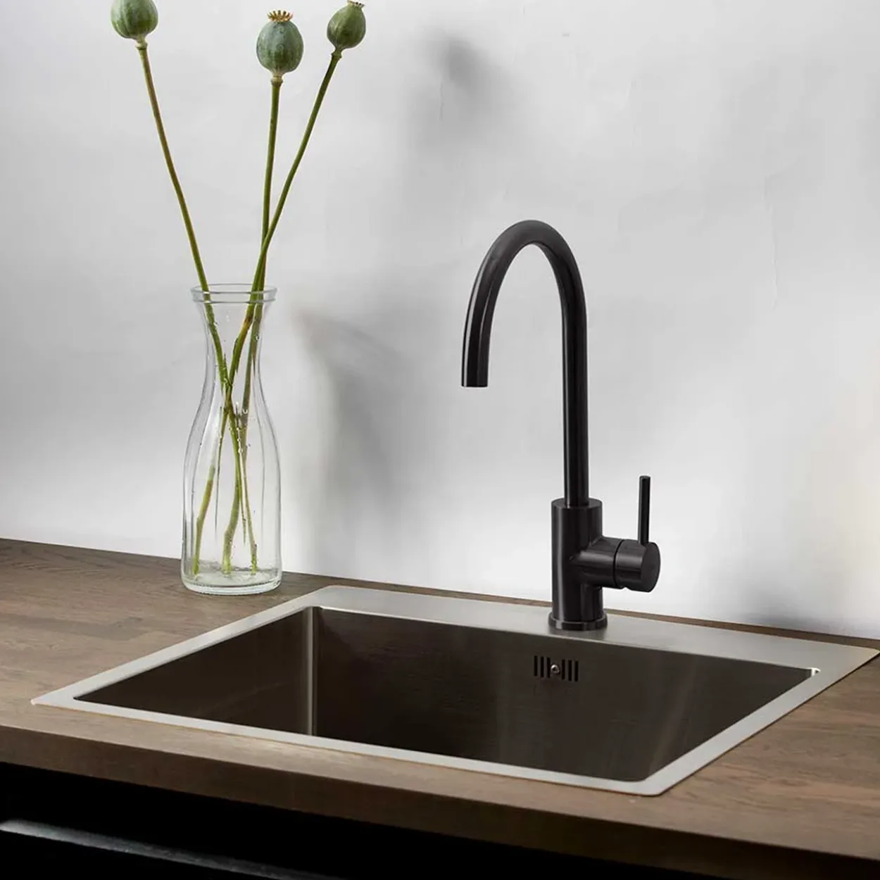 Lavabo kubus 540 soft kjøkkenvask pvd gunmetal