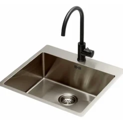 Lavabo kubus 540 soft kjøkkenvask pvd gunmetal