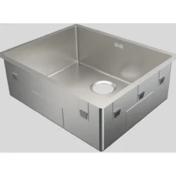 Lavabo kubus 500 soft kjøkkenvask rustfritt stål