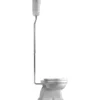 Lavabo retro high toalett m/s-lås hvit m/krom rør