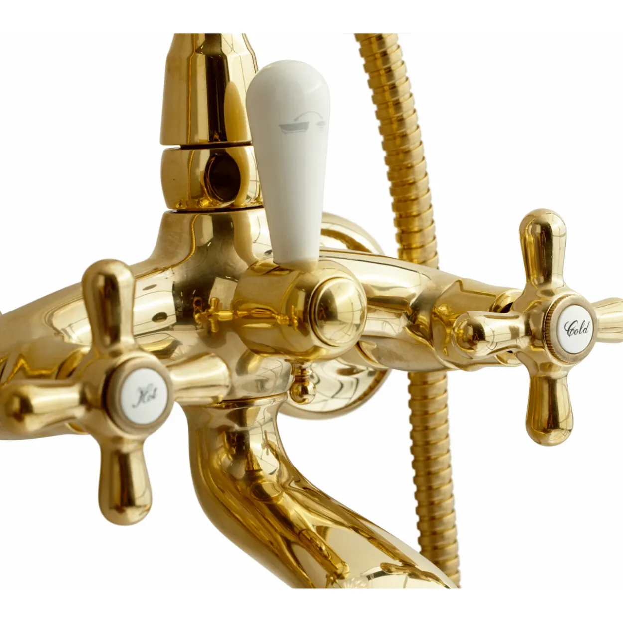 Lavabo retro to-greps badekararmatur massiv messing